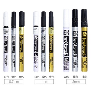 <span class=keywords><strong>ปากกา</strong></span>ซากุระ-<span class=keywords><strong>ปากกา</strong></span>สี calligrapher-<span class=keywords><strong>ปากกา</strong></span>มาร์กเกอร์สีซากุระสำหรับโลหะไม้พลาสติกและอื่นๆ-คละสีเมทัลลิก - Product Image 2
