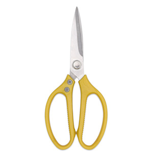 Stainless Steel <b>Kitchen</b> <b>Scissors</b> Yellow Straight Head For Home Use Meat Chicken Bone Cutting - Product Image 4