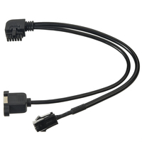 Arnés de cables macho y hembra USB fijo duradero y fiable XPB cobre moldeado por inyección, utilizado para transmisión de datos de alta velocidad.
