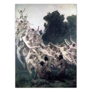 Reproducción Giclée de la obra de Bouguereau, "El Nacimiento de Venus", arte en lienzo con calidad de museo |   Pintura al Óleo Clásica Francesa para Decoración del Hogar - Product Image 6