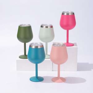 Supplie Hot Sales Wholesale Stainless Steel Custom Color logo Stainless Steel Shot <strong>Glass</strong> with Lid for Party - Product Image 4