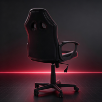 Chaise de jeu économique et simple, dossier ventilé ergonomique, chaise d'ordinateur avec roulettes, chaise de jeu pour étudiant, Cadeira