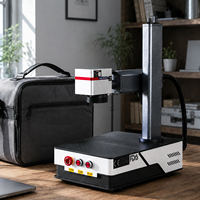 Mini Macchina per Marcatura Laser a Fibra per Incisione su Gioielli e Metalli 20W 30W 50W Marcatore Laser a Fibra Raycus JPT