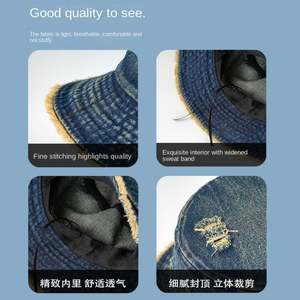 Chapeau Bob en Jean Délavé et Vieilli pour Femme – Nouvelle Collection Été - Product Image 5