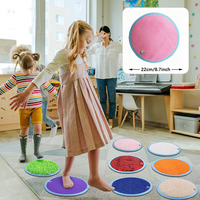 Tapis sensoriels texturés assortis Jouets sensoriels précoces pour enfants autistes et bébés, panneau mural tactile pour activité d'apprentissage éducatif