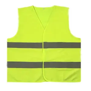 Customized public reflective 100% polyester reflective jacket, high visibility reflective vest night cycling vest