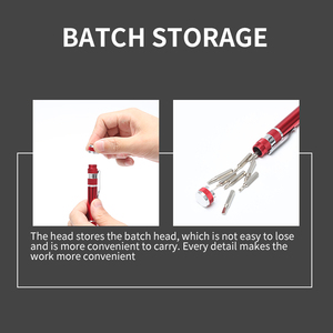 <span class=keywords><strong>6</strong></span> Trong 1 Bút <span class=keywords><strong>Screwdriver</strong></span> Đơn Set Crv Bit Hộ Gia Đình Sửa Chữa Máy Tính Công Cụ Pocket Pen Loại Tuốc Nơ Vít Đối Với Quà Tặng - Product Image 5