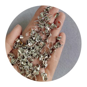 Pendant Clips Pinch Bail Clasp Connectors Necklace Hooks for <strong>Jewelry</strong> Making Finding Parts Accessories <strong>Supplies</strong> - Product Image 4