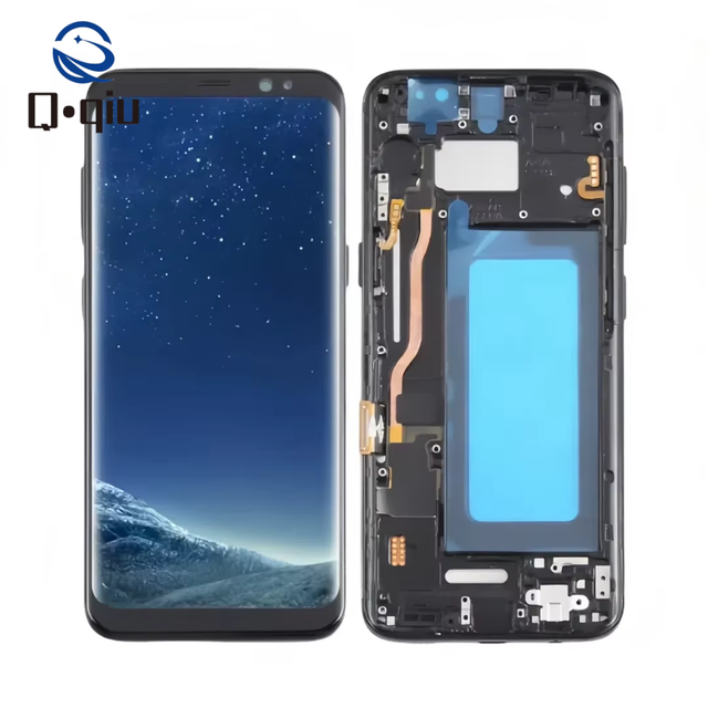 For S8 Plus Curved OLED Display Film Transistor Frame Touch Digitizer Assembly 1 Year Sm-G955F/G955U/G955P/G955V/G955A/G955T