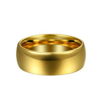 Bagues personnalisées en tungstène 4mm 6mm 8mm Bagues de fiançailles hypoallergéniques en or 18k Couple