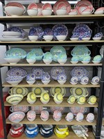 Assiettes à dîner en porcelaine turque bol de Ramen Ukraine service de vaisselle de luxe Floral