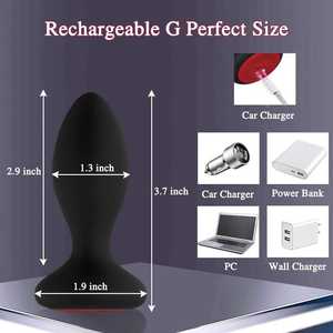 Tapón Anal Giratorio con Control Remoto por Aplicación para Hombres y Mujeres, Producto Sexual para Adultos, Masajeador Universal para Orgasmos y Masturbación de Próstata - Product Image 3