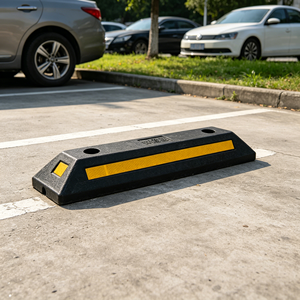 Topes de Goma Anticolisión para Ruedas de Coche, para Interiores y Exteriores, para Garajes y Estacionamientos - Product Image 6