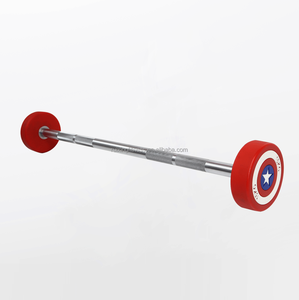 Barre d'haltères droite et incurvée en PU Captain America <span class=keywords><strong>de</strong></span> haute qualité pour la musculation - Product Image 4