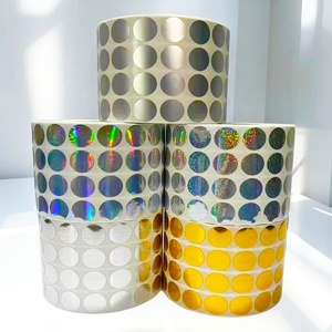 Ventas calientes Pegatinas de puntos circulares de plata metálica Rollo de etiquetas plateadas de 1/2 pulgadas Etiquetas de codificación de colores redondas Pegatinas de puntos circulares - Product Image 5