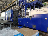 Machine de moulage par injection servo de grande taille d'occasion, modèle Haitian MA 21000, deuxième génération, 2100 tonnes, en bon état, bon prix.