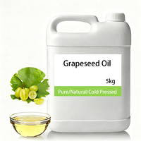 Fabricant OEM ODM d'huile de pépins de raisin pressée à froid, huiles de base naturelles à base de raisin pour les soins de la peau, massage corporel, huile de support