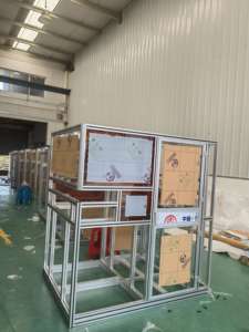 מסגרות פרופילי אלומיניום תעשייתיות בהתאמה אישית, מדפי סגסוגת אלומיניום, ארונות, עמדות בדיקה, מדפים אוטומטיים וגדרות - Product Image 2