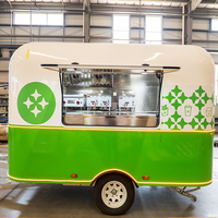 Nouvelle Arrivée 2024 : Food Truck Orange Modèle T en Fibre de Verre avec Fumoir BBQ et Remorque de Concession, Prix Usine, à Vendre