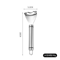 Outils de cuisine très vendus, outils de cuisine durables, outils de cuisine en acier inoxydable, égreneuse à maïs domestique