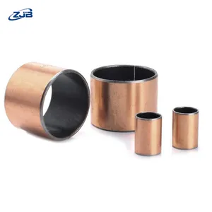 Custom Heavy Duty Self Lubricating Bearing Ptfe Pom Oil-Free Bronze Bearing Bushings DIN1494 Bronze Bushings