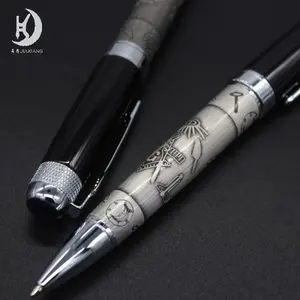 JX-A189 masonic biểu tượng cổ bạc nặng trọng lượng masonic khắc viết bút bi Quà Tặng - Product Image 6
