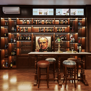 Luxury Smoke Shop & Cigar Shop Interior Design | Custom Display Cabinets and Counters - Product Image 1