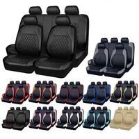 Sarung Jok Mobil Universal Lima Kursi Bahan Polyester Empat Musim Terlaris Lintas Negara untuk Rusia, Amerika Selatan, Meksiko, EBay, Amazon
