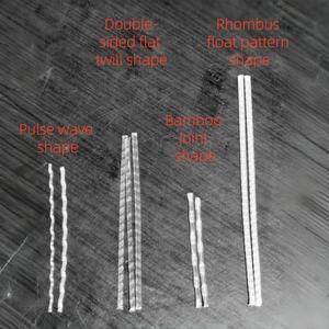 Atacado Fibras Sintéticas Macro Concreto Reforçado Alta Resistência Alcalina PP Fibra Macro para Reforço Do Sistema De Piso - Product Image 2