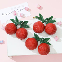 Yangmei Pi Pa Giocattolo Antistress a Pressione - Set di Bambole a Forma di Frutta Simulate - Magia per Alleviare lo Stress in Ufficio