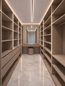 Armoire en <span class=keywords><strong>bois</strong></span> massif, système de dressing, organisateur de vêtements, armoire de chambre personnalisée, dressing intégré - Product Image 4