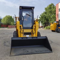 Chargeuse compacte HAIJU JC35, capacité 500 kg, avec moteur diesel, pour travaux d'aménagement paysager, manutention en entrepôt et petits travaux de terrassement