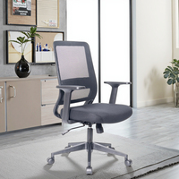Kursi jaring ergonomis kantor rumah Modern KOHO Zhejiang desain angkat sandaran lengan tinggi dapat disesuaikan untuk penggunaan komputer kain Modern