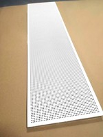 Paneles de Techo de Aluminio Perforado Blancos de Aleación de Aluminio Completa de 600*600 mm (2*2 Pies) para Interiores