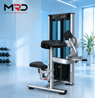 Machine d'entraînement réglable pour biceps et dos à charge par poulie ; Construction en acier de qualité commerciale supérieure avec poignées ergonomiques.