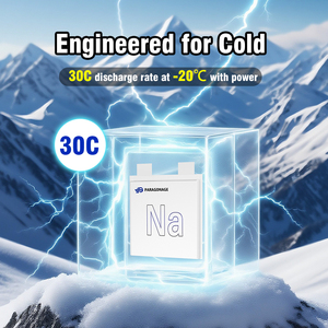 Paragonage NFPP 100C 3.0V 5.5Ah-20Ah 파우치 폴리머 나트륨 이온 배터리 셀 시작 배터리 - Product Image 3