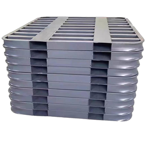 Sản xuất nhiệm vụ nặng nề bề mặt phẳng 3 skids cấp thực phẩm vệ sinh Pallet Nhựa Tùy chỉnh kích thước toàn bộ HDPE nhiệm vụ nặng nề - Product Image 1