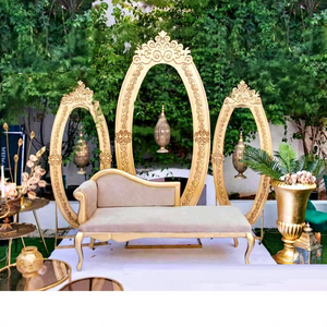 Estructura Decorativa para Ceremonias al Aire Libre, Estilo Moderno, Clásico y Tradicional, Ligera, Ovalada, de Fibra, para Fondo de Boda, India - Product Image 1