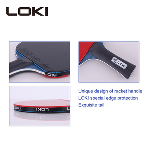Juego de Raquetas de Tenis de Mesa de Madera de Caucho LOKI, Raquetas de <span class=keywords><strong>Ping</strong></span> <span class=keywords><strong>Pong</strong></span>, 3 Pelotas, <span class=keywords><strong>2</strong></span> Raquetas - Product Image 2