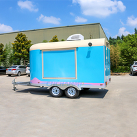 Camion de restauration entièrement équipé, remorques à tacos, cuisine mobile, chariot à pizza et café, camion à glaces, camion à barbecue, remorque alimentaire mobile économique