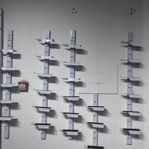 ราวแขวนรองเท้าแบบแขวนผนังแบบปรับความสูงได้ของร้านค้าพิเศษสำหรับรองเท้าลำลอง - Product Image 6