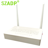 Módem Óptico GPON EPON con Doble Antena WiFi ONU 1GE+3FE+VOIP, Equipo de Red de Banda Ancha de Fibra Óptica FTTH