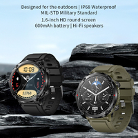 Montre connectée étanche IP68 T30 avec fonction d'appel, batterie 600 mAh, montre intelligente de sport pour homme, calendrier, boîtier en acier, autonomie de 4 jours