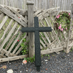 Mousse florale préservée <span class=keywords><strong>couronne</strong></span> croix Design floral <span class=keywords><strong>pour</strong></span> cimetière noël remise des diplômes Halloween fête des mères décoration florale - Product Image 3