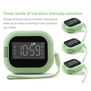 現代的なデジタル目覚まし時計、寝室用電子ムーブメント搭載、熟睡者向け、退職祝い、ホワイトノイズアラーム音付き - Product Image 2