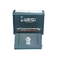 Tampon auto-encreur WES Make S-3776 de forme rectangulaire