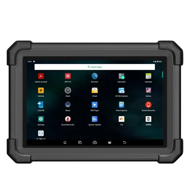 New LAUNCH Tablet 10.1 Black 4GB RAM Android Bluetooth for OBD2 Diagnostic Tool 64GB Storage Auto DiagnosticTool