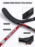 Une marque chinoise professionnelle qui fabrique des bâtons de hockey sur glace en fibre de carbone personnalisés pour enfants, adolescents et adultes