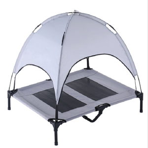 De Viaje al aire libre perro cama elevada para mascotas cama con dosel para acampar o playa - Product Image 3