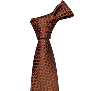 Wholesale Custom Design <strong>Brown</strong> Polka Dot Neckties Men 100% Silk <strong>Ties</strong> Manufacturers Cheap Mens Necktie Set - Product Image 4
